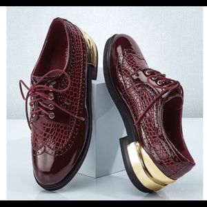 Midnight Velvet Oxfords